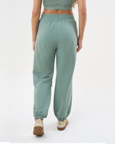 Women's Lightweight Terry Studio Pants - Ice Green